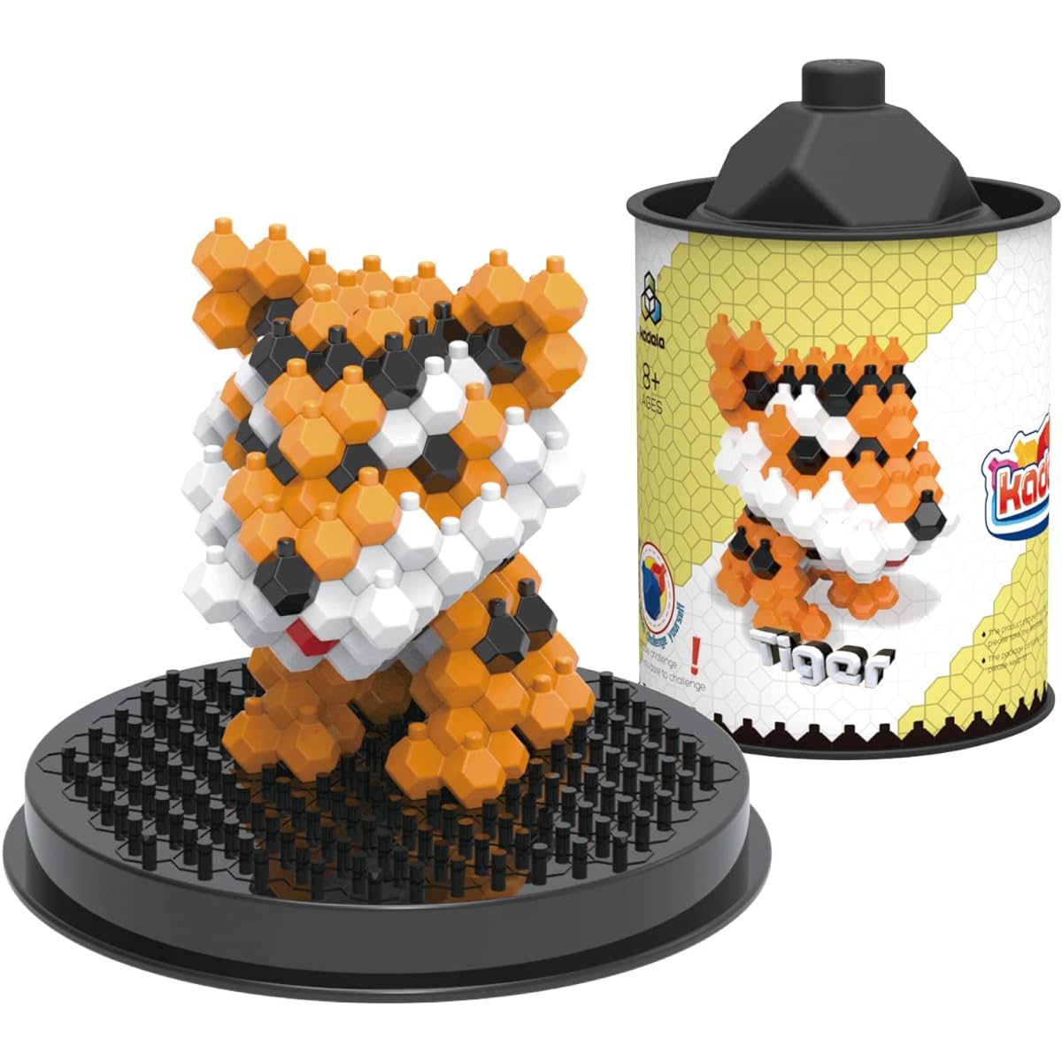 KADELE Building Toy Set 087003 Zodiac Toys for Ages 8 and Up 95 Pieces Safe Materials Chinese Zodiac Tiger 2022