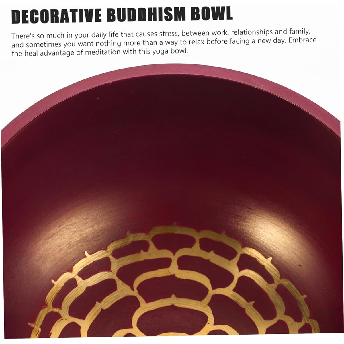 VICASKY Set of 5 Buddha Sound Bowls Meditation Bowl Accessories Ring Accessories Sound Bowl Buddha Singing Bowl Cushion Singing Bowl Holder Singing Bowl Male