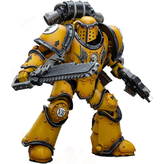 JOYTOY Warhammer 40,000 1/18 Action Figure Pre-Order Imperial Fists Legion MkIII Despoiler Squad Legion Despoiler Legion Despoiler with Chainsword 4.8" Collectible Action Figure Kit