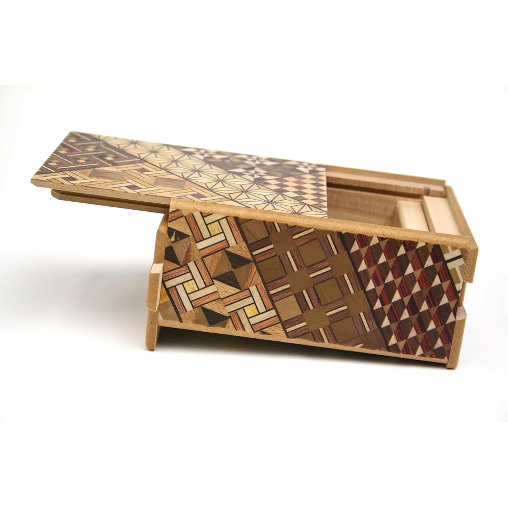 Hakone marquetry secret box 12 times trick
