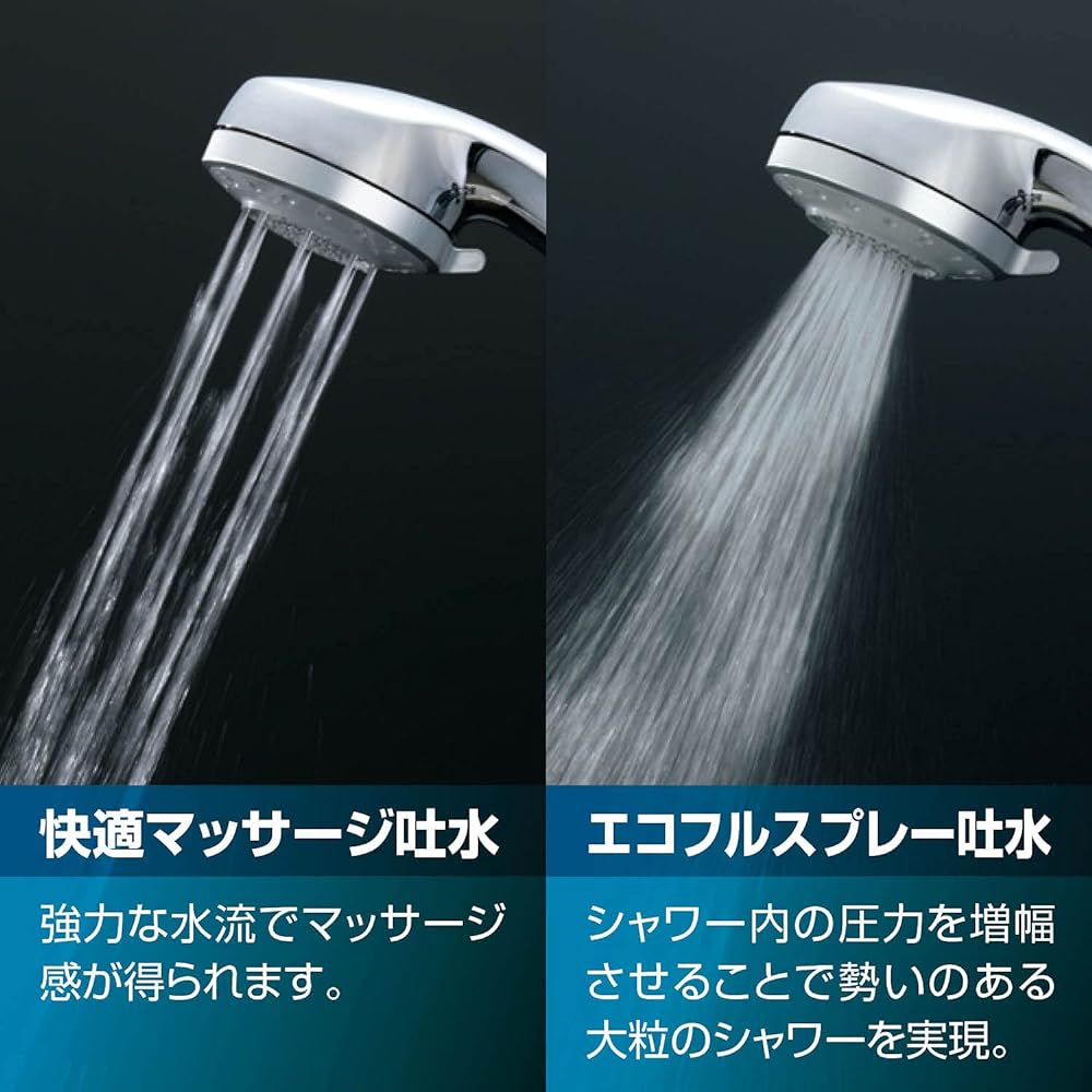 LIXIL Bathroom Faucet with Thermostat RBF-916N (Plated Handle/Plated Eco-Full Multifunctional Shower) [For Cold Regions] Shower Bath Faucet Mixing Faucet INAX
