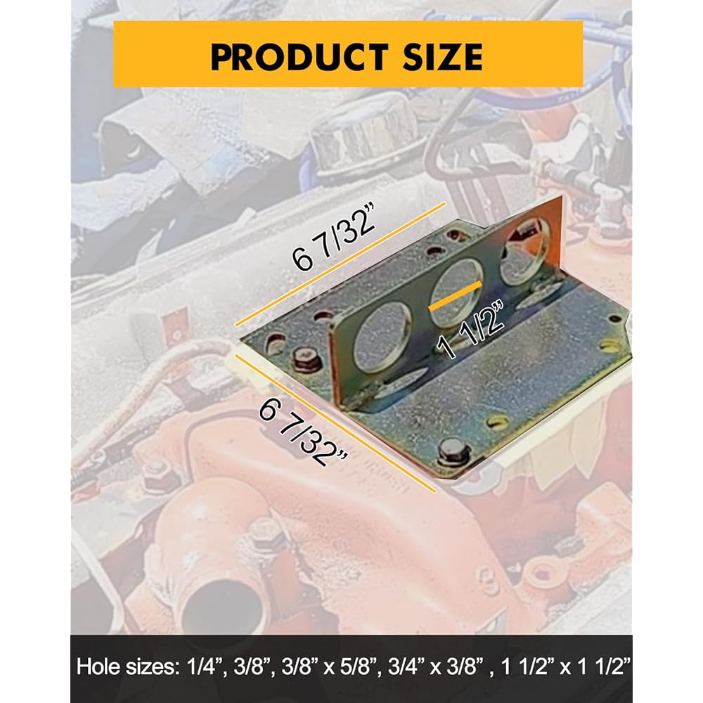 Hydraker Motor Engine Lifting Plate Bracket Carburetor Hoist for SBC BBC Chevrolet Ford