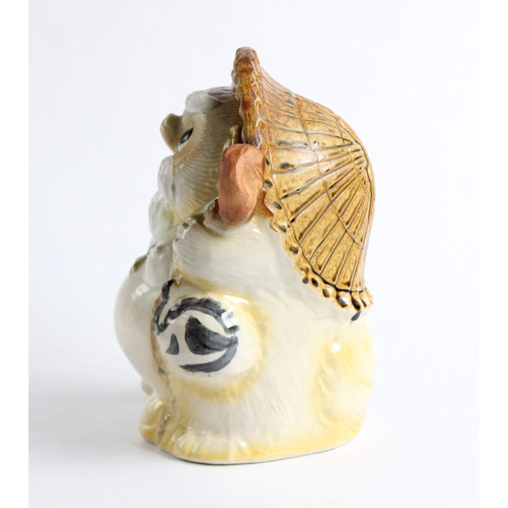 Tori Ornament White 21X18X27cm "Shigaraki Ware" Sennin Tanuki No. 9 R207-09WT