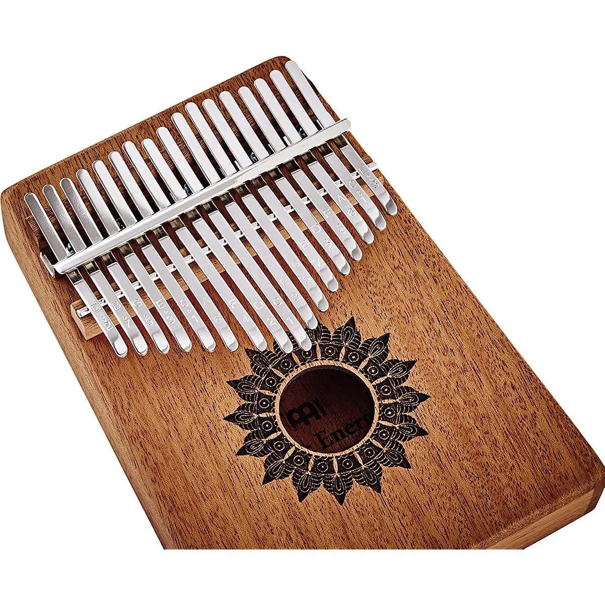 MEINL KL1708H Kalimba with sheet music and instruction book set, sound hole, mahogany, matte finish, Meinl