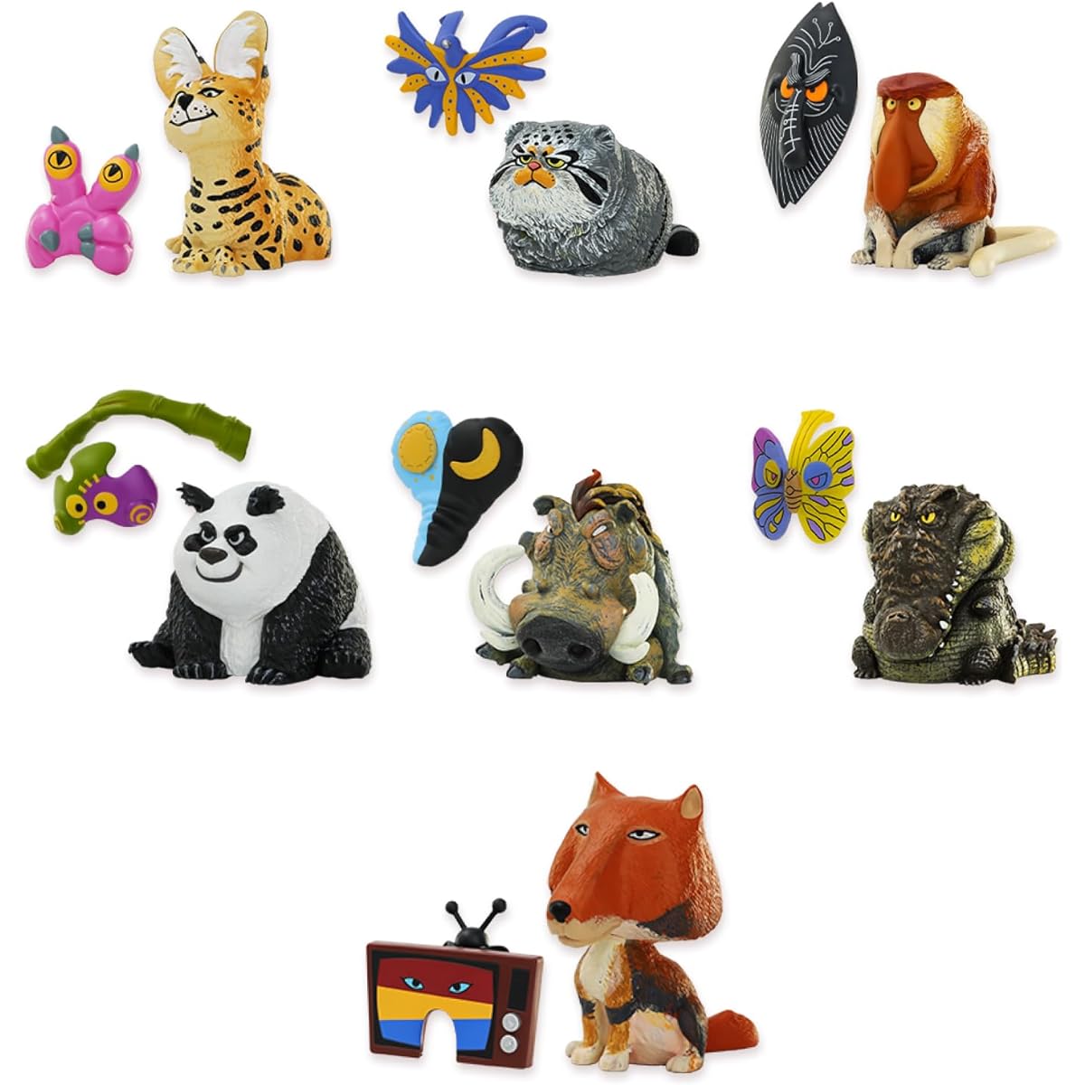 52TOYS Staring Marathon Action Figure 1pc Collectible Toy Kawaii Creative Gift Room Decoration Desktop Decoration 3.3inch Gift for Birthday Party