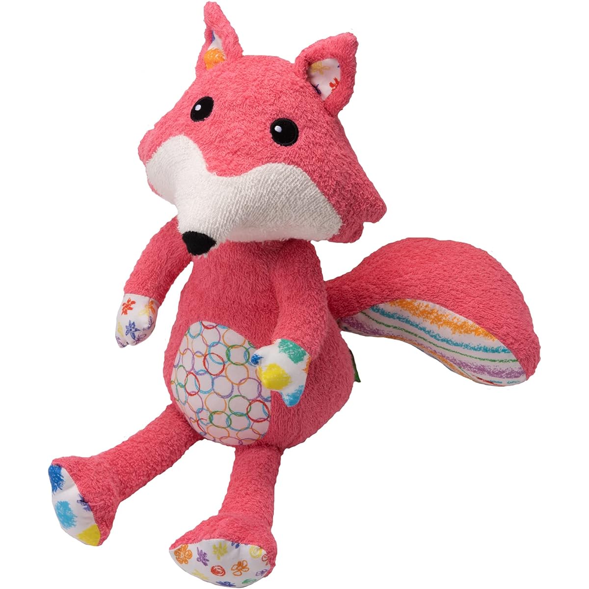 Hi-Cube GiGi Plush Toy Fox Animal Baby Child Friend Sleeping Pet Organic Gift Fox Red Knit Large HC-055
