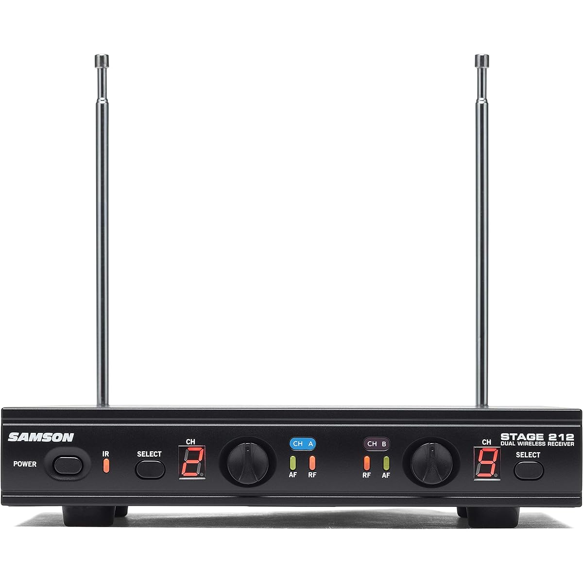 Samson Stage 212 Frequency-Agile Dual Channel Handheld Vocal VHF Wireless System