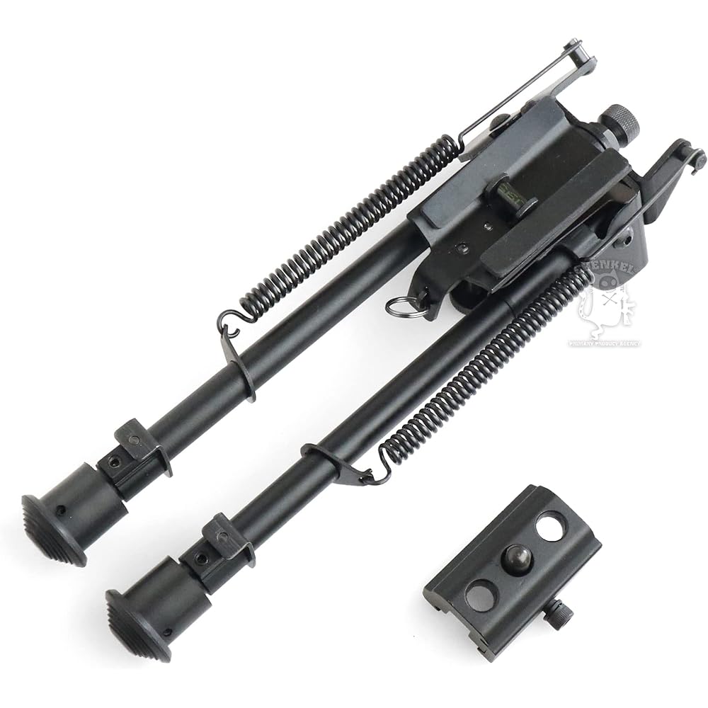 SHENKEL Swing Type Harris Type Bipod 9inch Middle Size with 20mm Adapter --A must-have item for snipers--