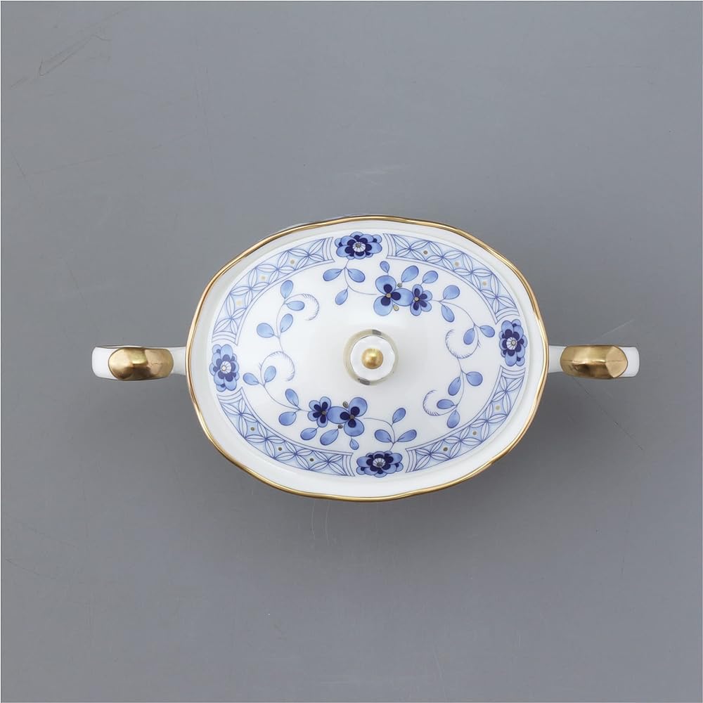 NARUMI Sugar Pot Milano 16cm Made in Japan 9682-4205
