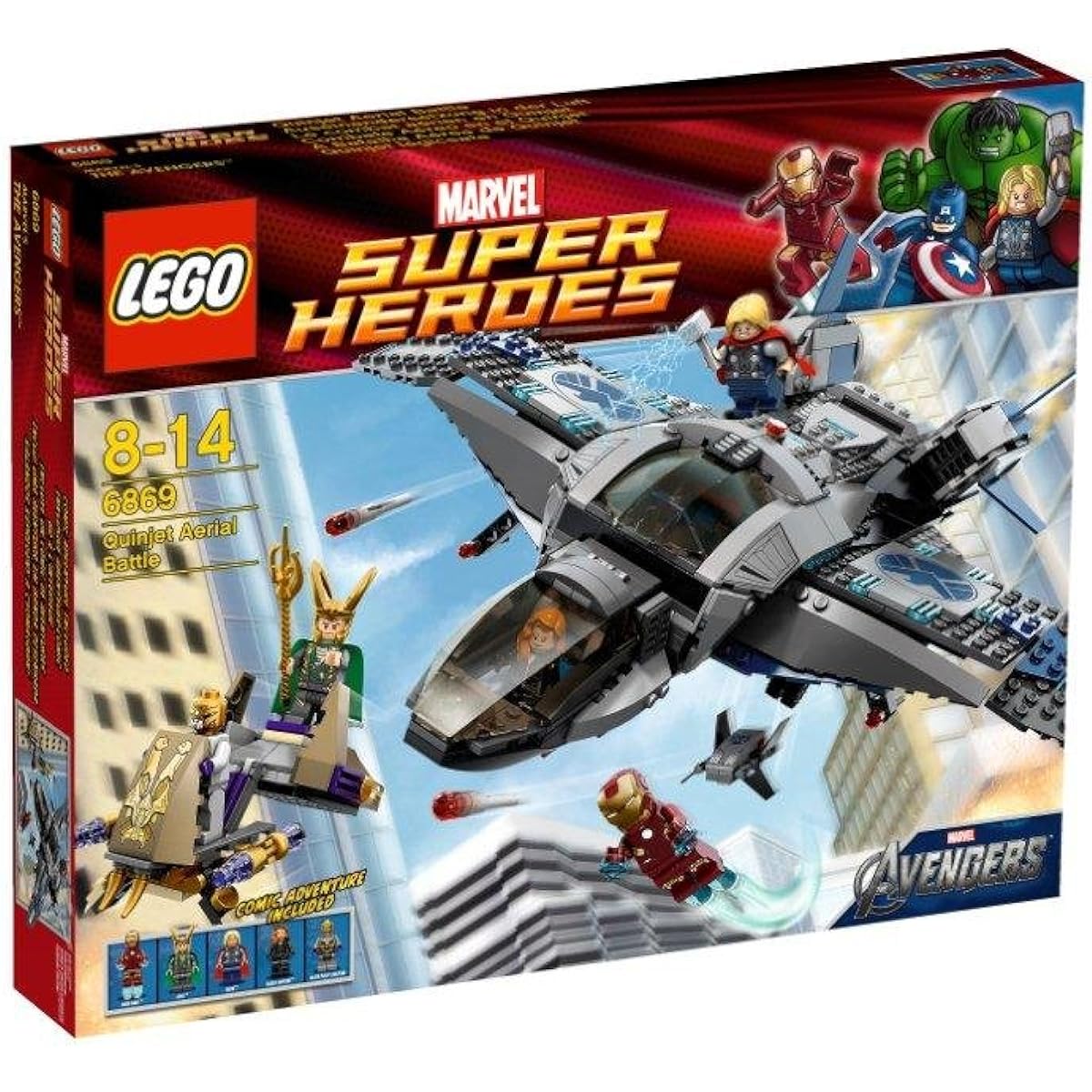 LEGO Super Heroes Quinjet Air Battle 6869