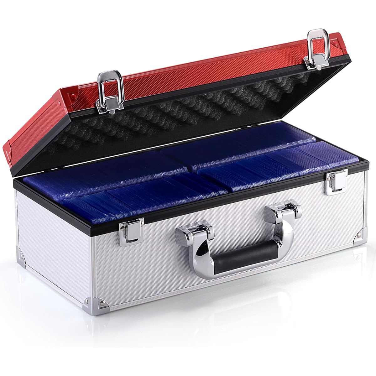 Glimstone Toploaders Storage Box - Hard Case 3" x 4" 35 Point Rigid Card Holder for Trading Cards & Sports Cards Large