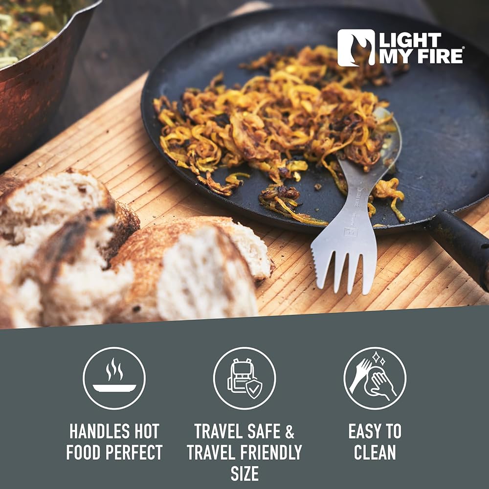 LIGHT MY FIRE Spoke Titanium Eco Swedish Cutlery My Fork My Spoon Outdoor