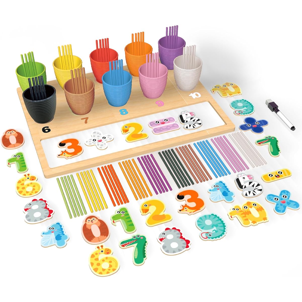 Aero Quest Color & Number Sorting Toy