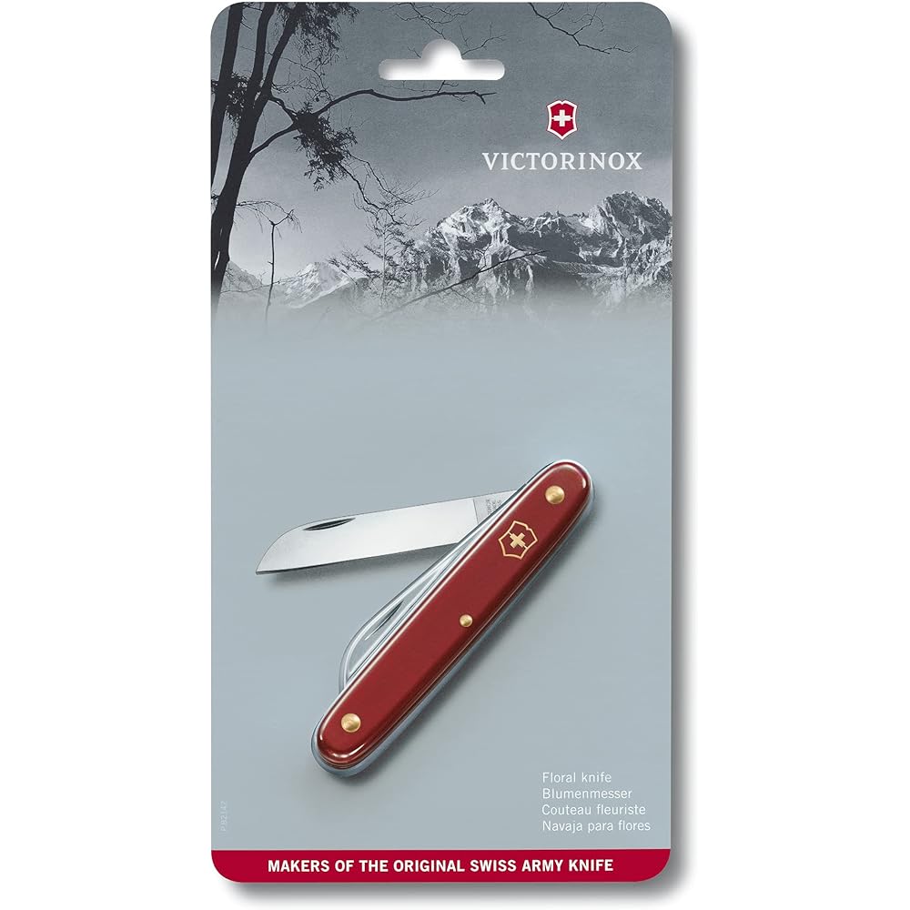 VICTORINOX Florist Knife, 5 Colors, Gardening Knife, Straight, Swiss Made Specialist Pocket Knife [Domestic Genuine Product]