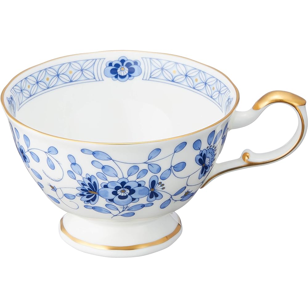 NARUMI Cup Saucer Set Milano Blue 210cc 5 Piece Set Tea Made in Japan 9682-21734