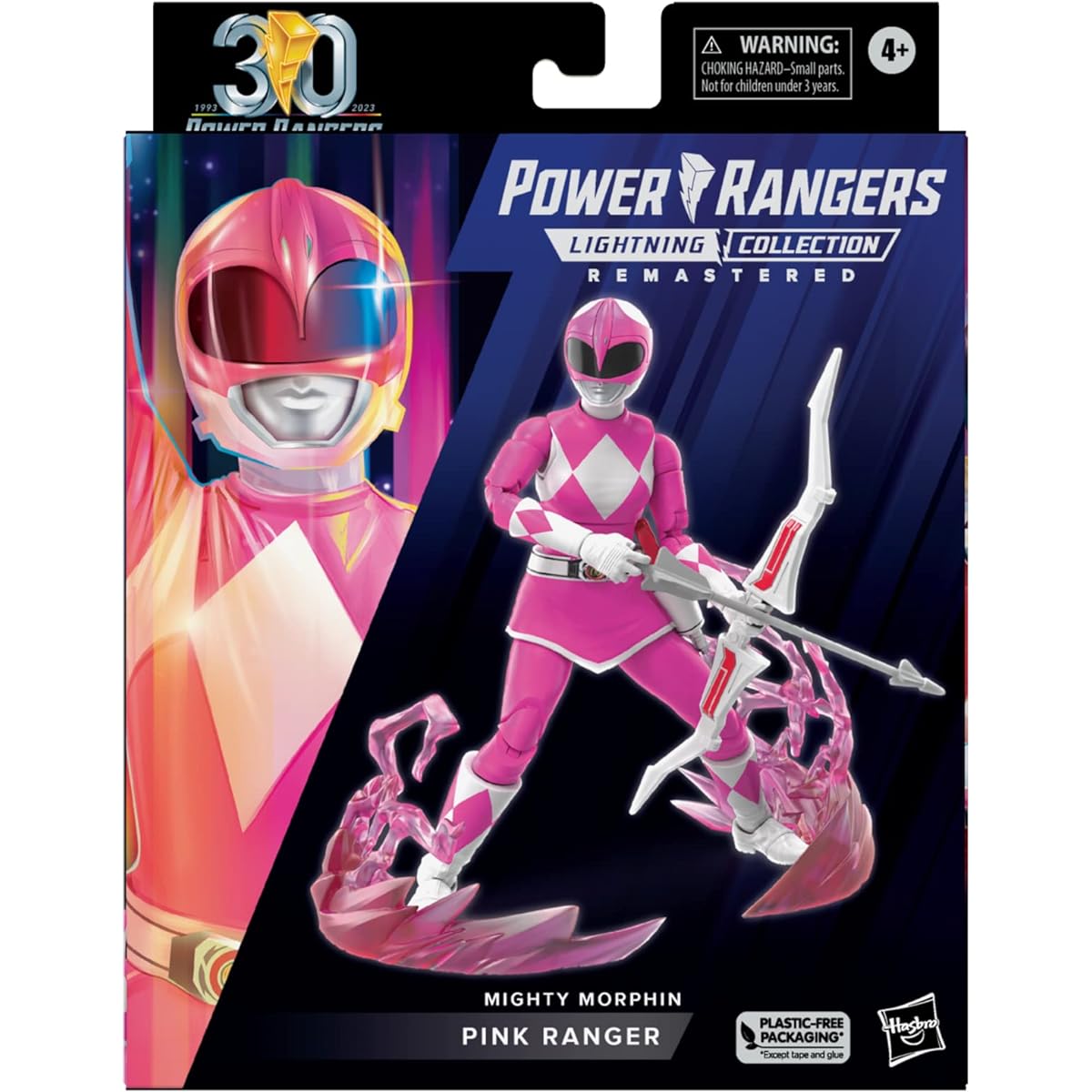 Power Rangers Lightning Collection Remastered Mighty Morphin Pink Ranger 6-Inch Action Figure for Boys and Girls Ages 4 and Up, F7391