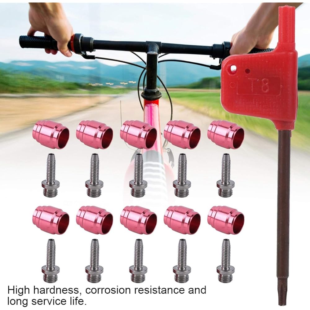 Teror Quick Install Olive Head, Olive Head Olive Set for SRAM StealthamaJig Brake Quick Connect Quick Install Oil Tube