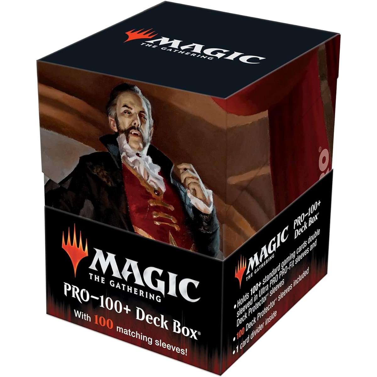 Magic: The Gathering - Commander Innistrad Crimson Vow PRO 100+ Deck Box with 100+ Sleeves V2 Strefan Maurer Progenitor - Protect your cards on the go and battle in style