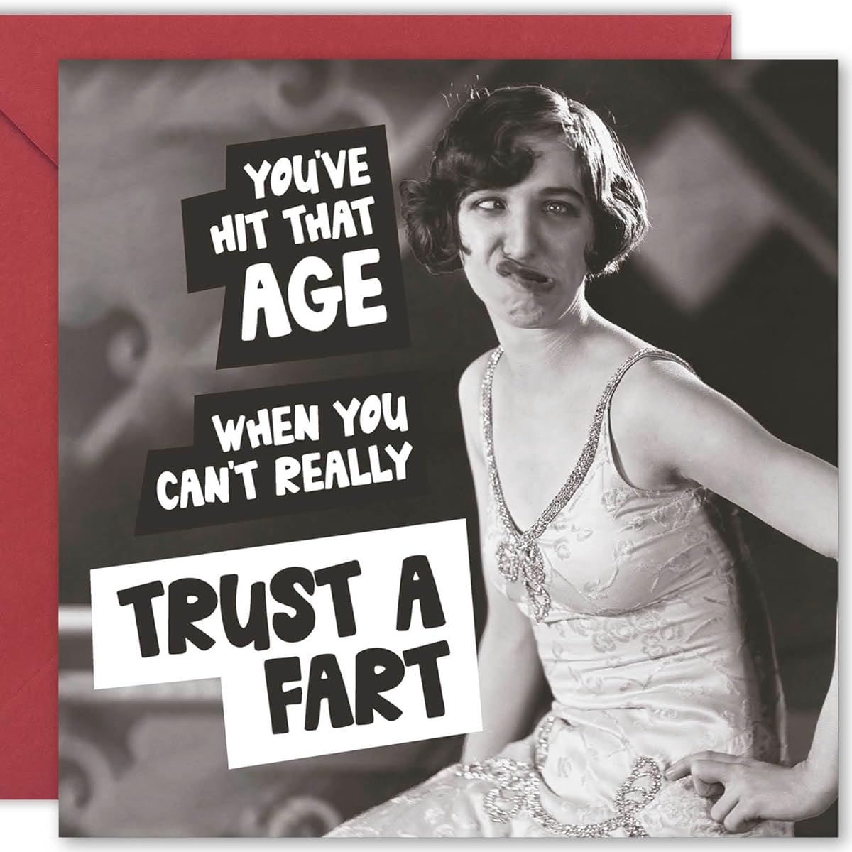 Cult Kitty - Can't Trust A Fart - Rude Birthday Cards for Women - Funny Birthday Cards for Her - Sassy Mom Birthday Cards - Dad Birthday Cards - Unique, Witty Birthday Cards for Friends