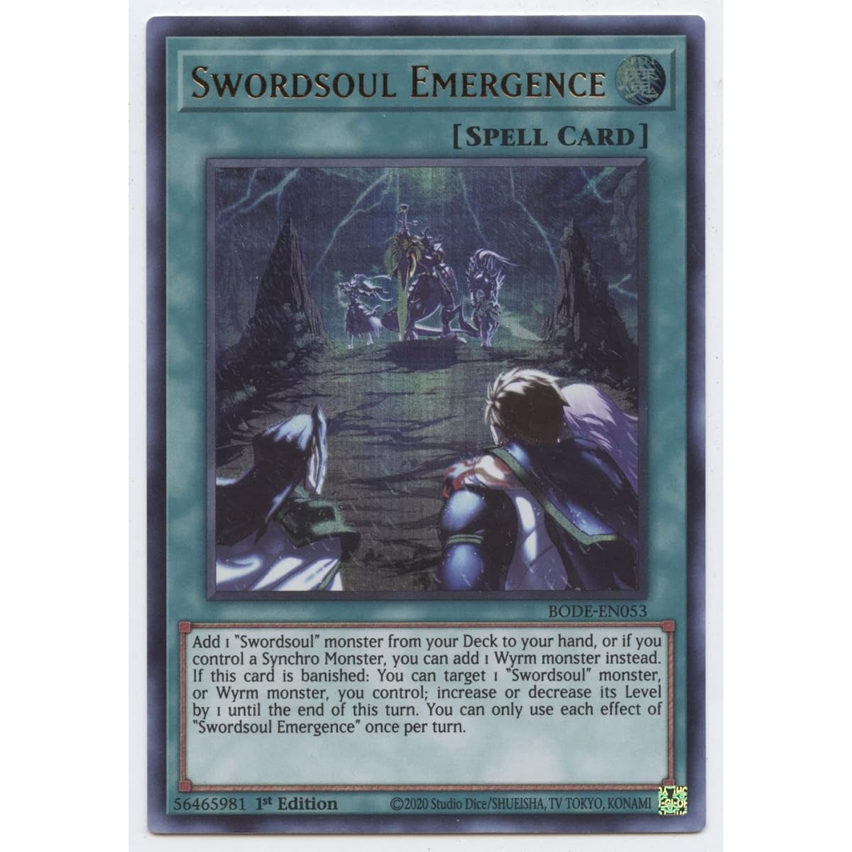 Swordsoul Emergence BODE-EN053 Ultra Rare First Edition