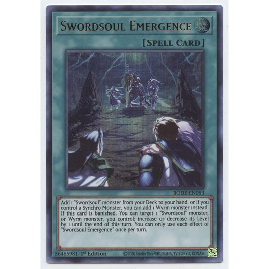 Swordsoul Emergence BODE-EN053 Ultra Rare First Edition