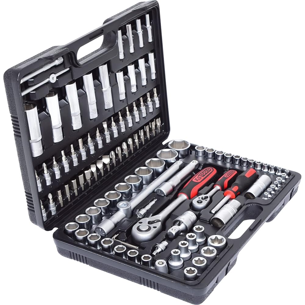 KS TOOLS 1/4" +1/2" Socket set 108 pcs 911.0708