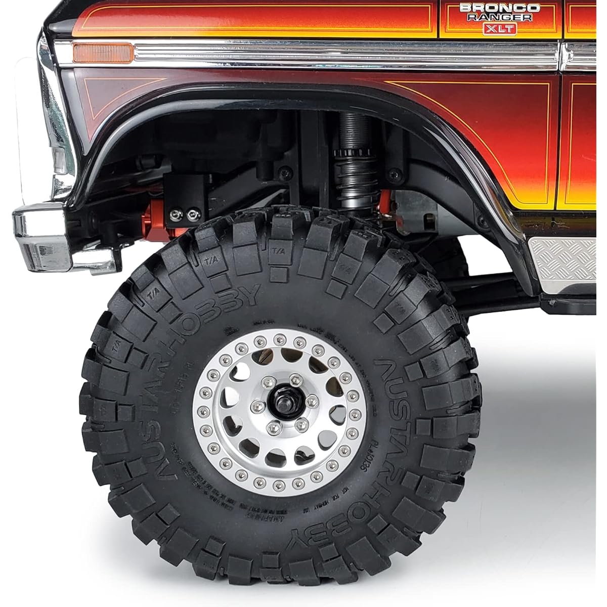 MOHERO RC Tires 1.9" 4pcs Crawler Rubber Tire Set 120mm Wheel Tires for 1/10 RC Rock Crawler Axial SCX10 90046 TRX4 TRX-6