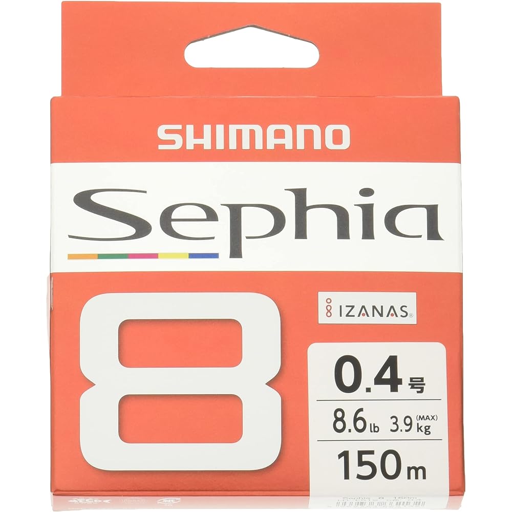 SHIMANO PE Line Egging Sephia 8 0.4/0.5/0.6/0.8 150m (LD-E51S)/200m (LD-E61S)