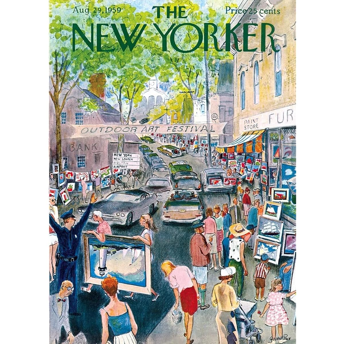 New York Puzzle Company - New Yorker Art Festival - 1000 Piece Jigsaw Puzzle