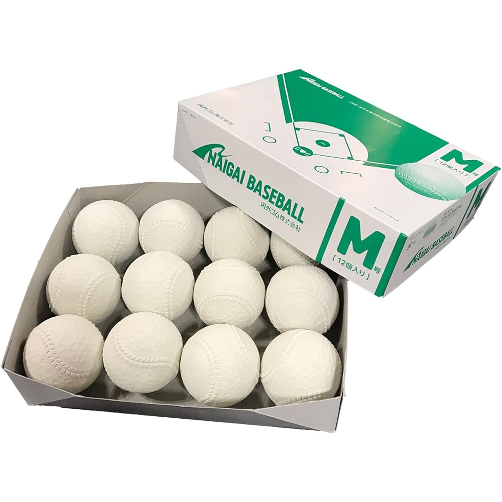 Inside and outside rubber (NAIGAI) Naigai Softball Baseball Ball Officially Licensed Ball M