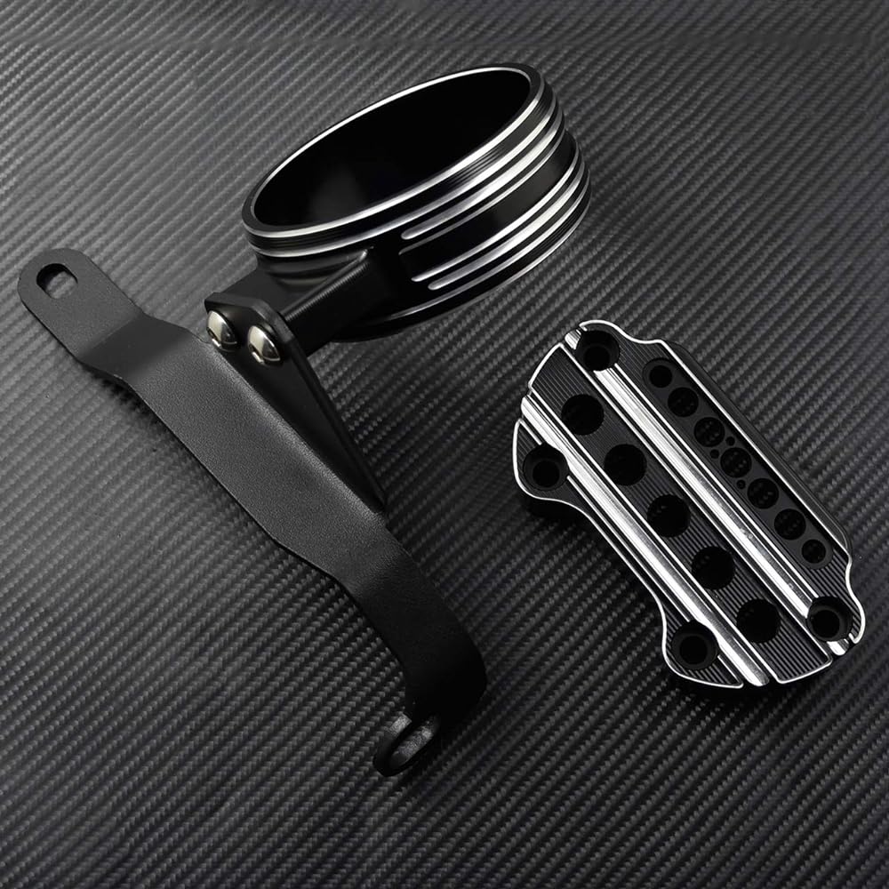 HDBUBALUS Speedometer Relocation Mount Instrument Bracket for Harley Sportster XL 883 Custom Low 1200
