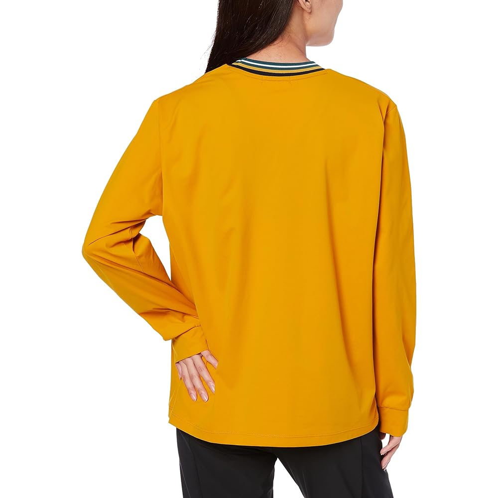 [Le Coq Sportif] T-Shirt Helanka Long Sleeve T-Shirt Sweat Absorbent Quick Drying UV CUT (UPF50+) Stretch Long T Pocket Women's QMWWJB01