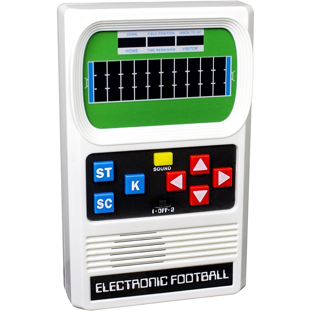 Electronic footballs in a variety of colors and styles.