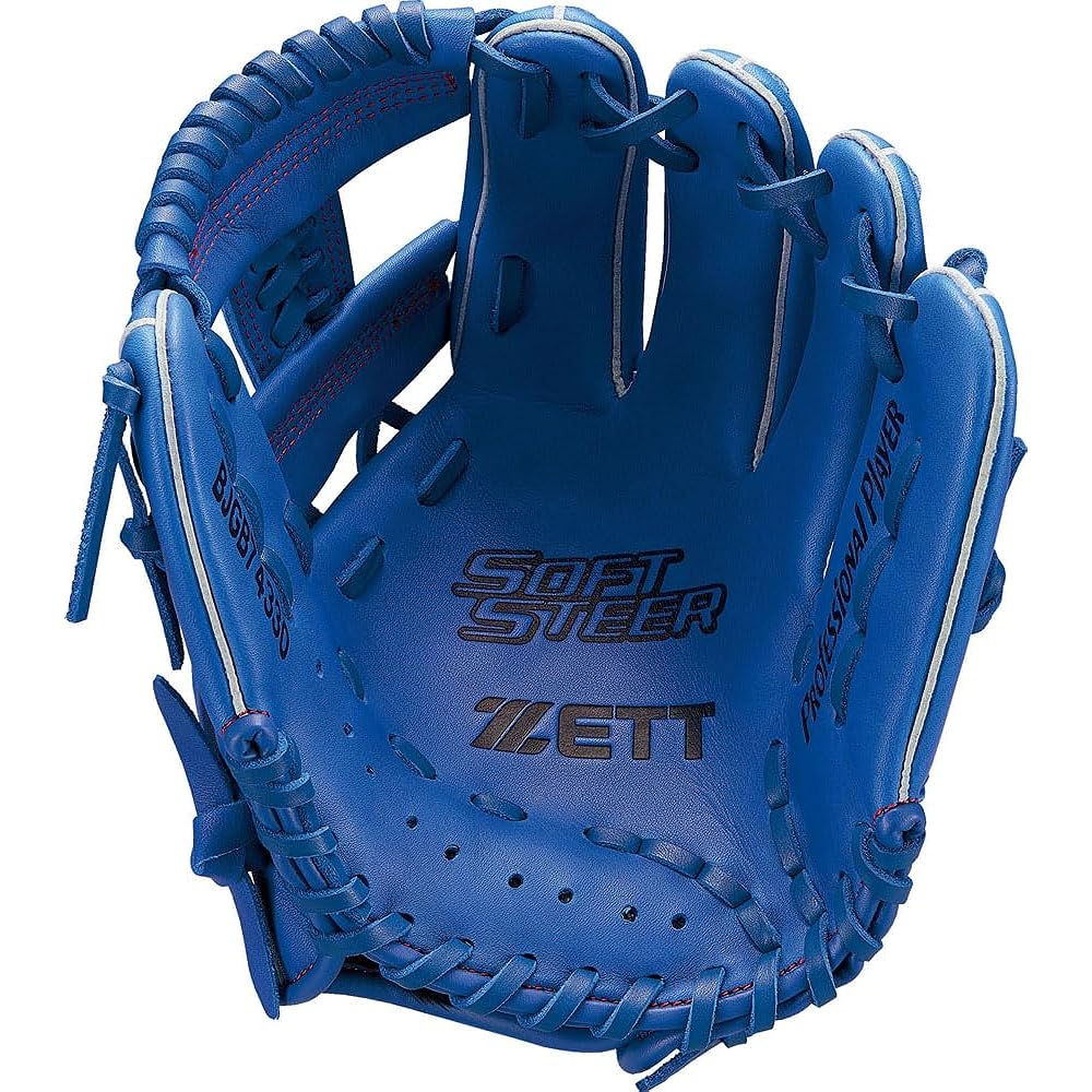 ZETT Youth Baseball Softball Glove (Glove) Soft Steer All-Round For Right Throw/Left Throw Size: M BJGB74370