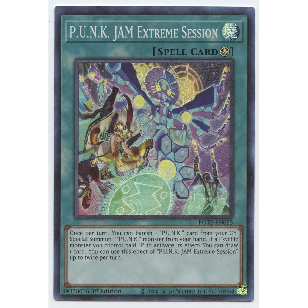 P.U.N.K. JAM Extreme Session - POTE-EN065 - Super Rare - First Edition