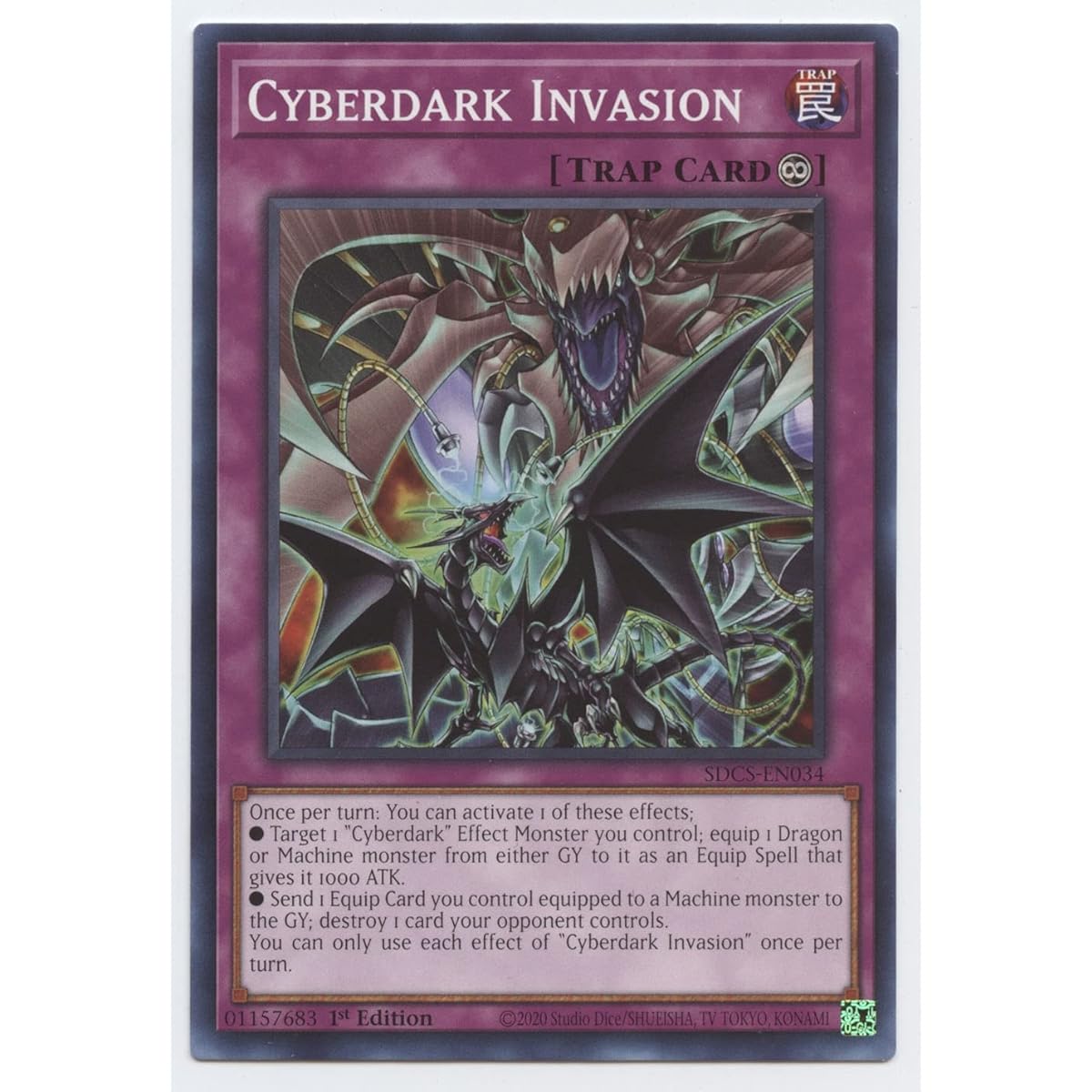 Cyberdark Invasion - SDCS-EN034 - Common - First Edition