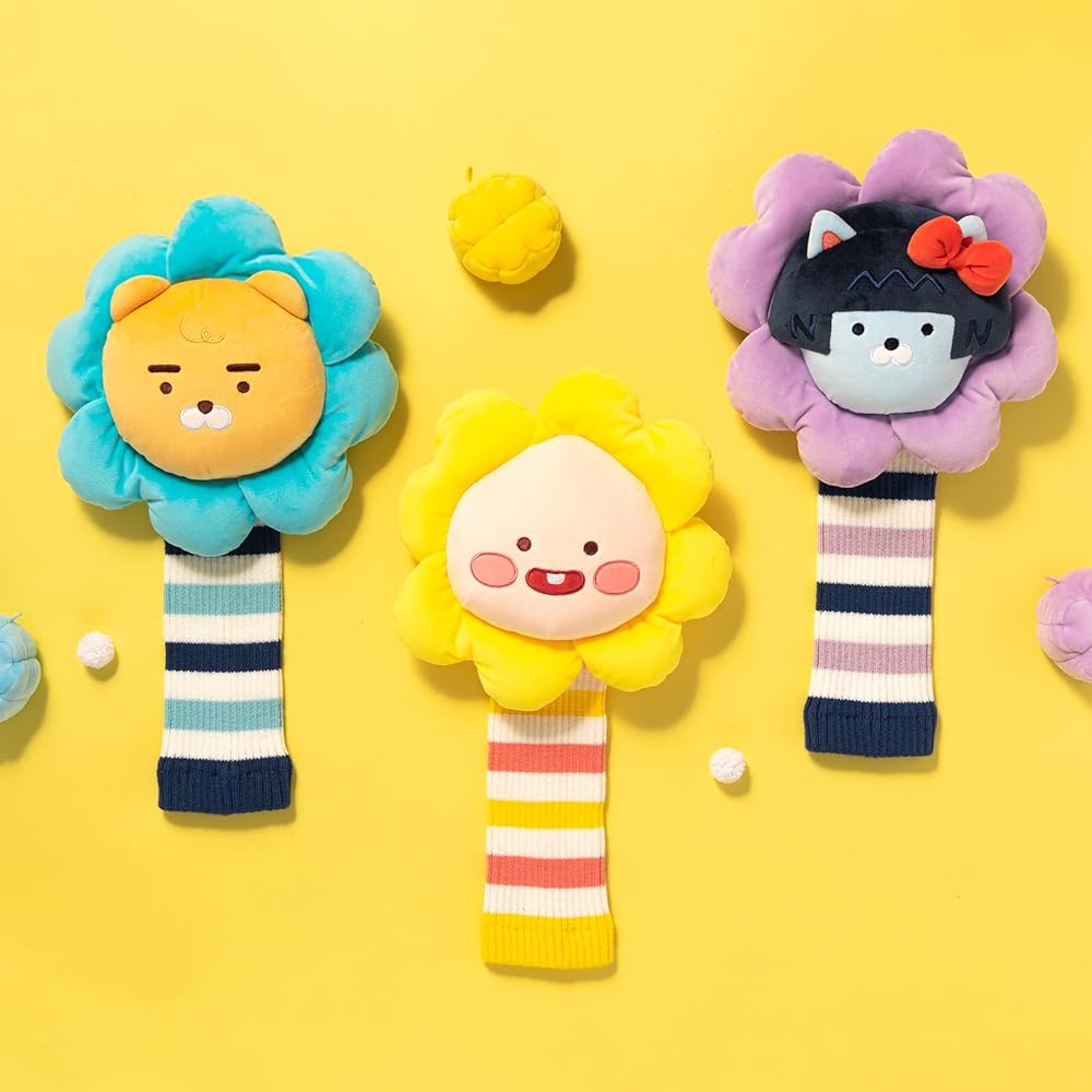 [Official] KAKAO FRIENDS GOLF Lucky Knit Wood Cover, Character Golf Head Cover