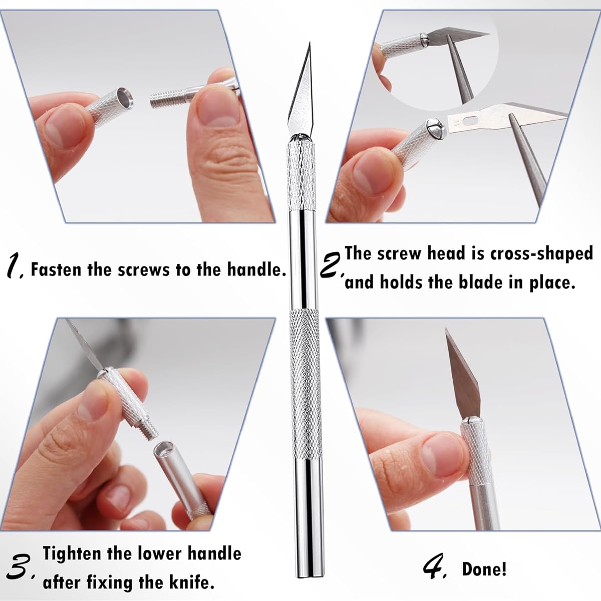 15 Pieces DIY Metal Model Kit Metal Puzzle Tool Set DIY 3D Puzzle