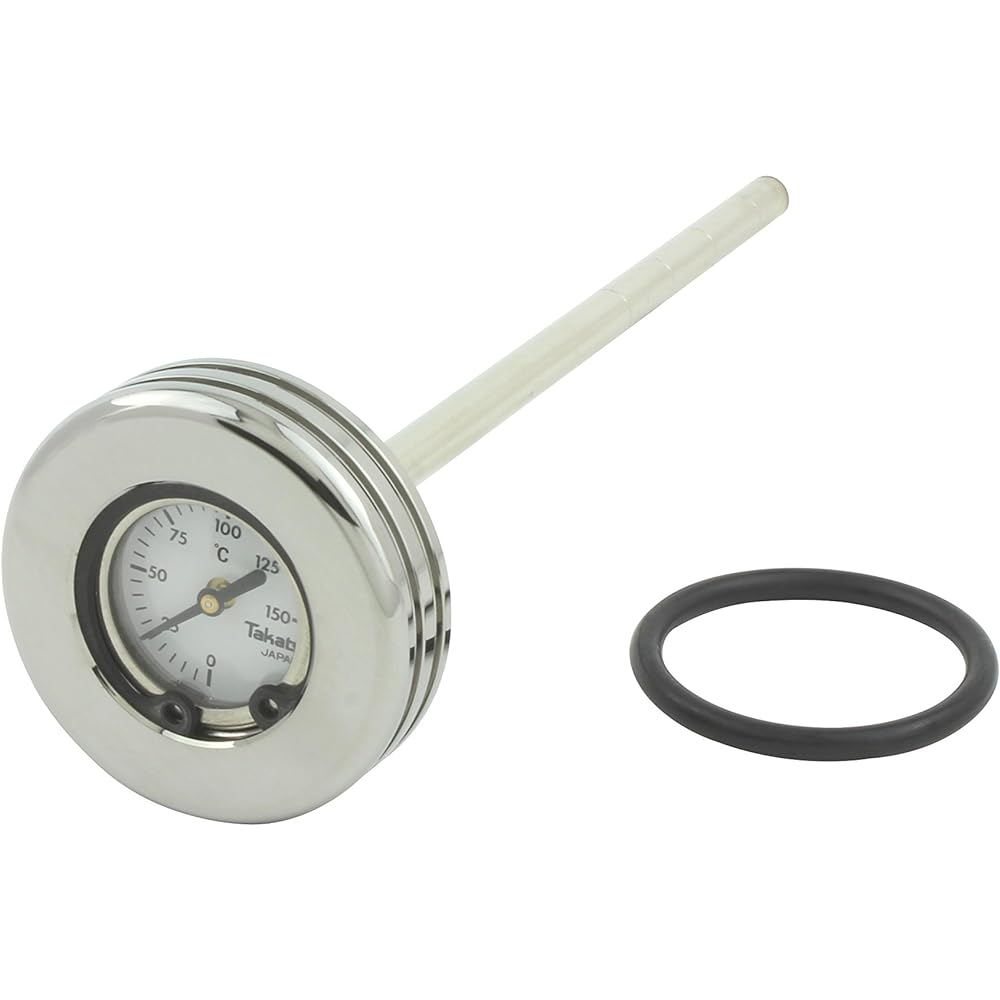POSH Neo Classic Oil Temperature Gauge Yamaha 1978~2008 SR400 2009~2014 SR400(FI) 1978~1999 SR500 Plated 110024