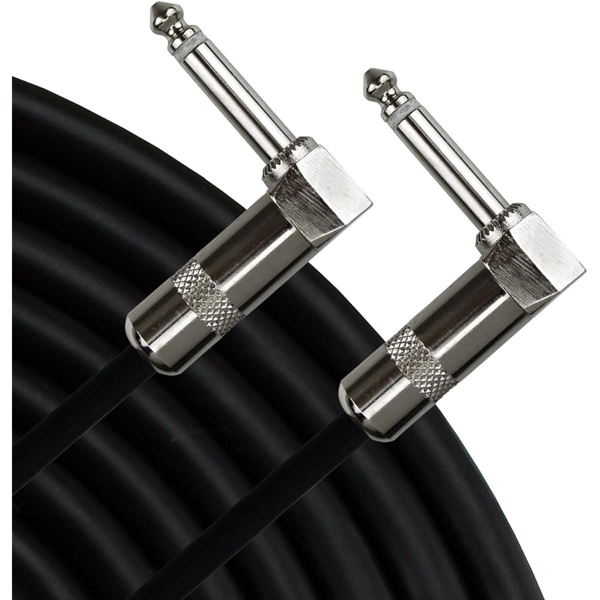 StageMASTER SEGLL-2 2-Feet Instrument Right Angle 1/4-Inch Connectors for Foot Effect Pedals by Stagemaster