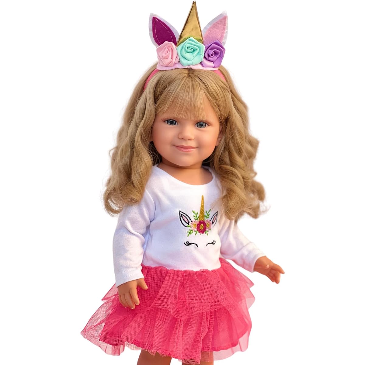 Brittany's American Pink Unicorn Outfit for 18" Girl Doll - Doll Outfit