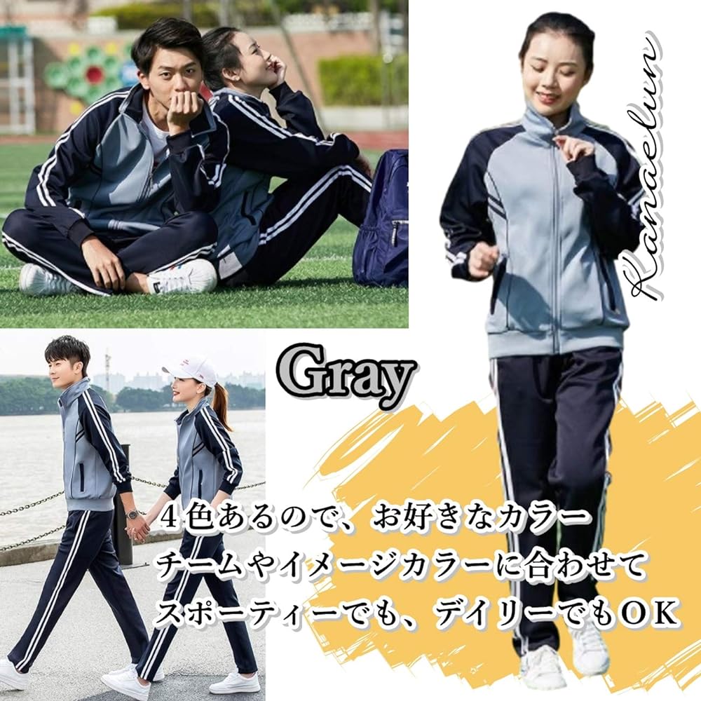 [kanaelun] Jersey Top and Bottom Set, Women's, Authentic Sportswear, Setup, Gym Clothes, Gym Clothes, Sweat Absorbent, Quick Drying