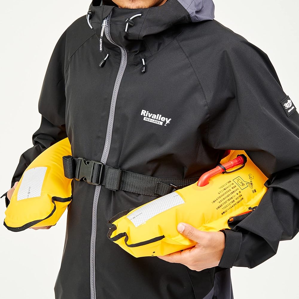 SOSHIN 7658 RBB Automatic Inflating Air Life Pouch II Black Free