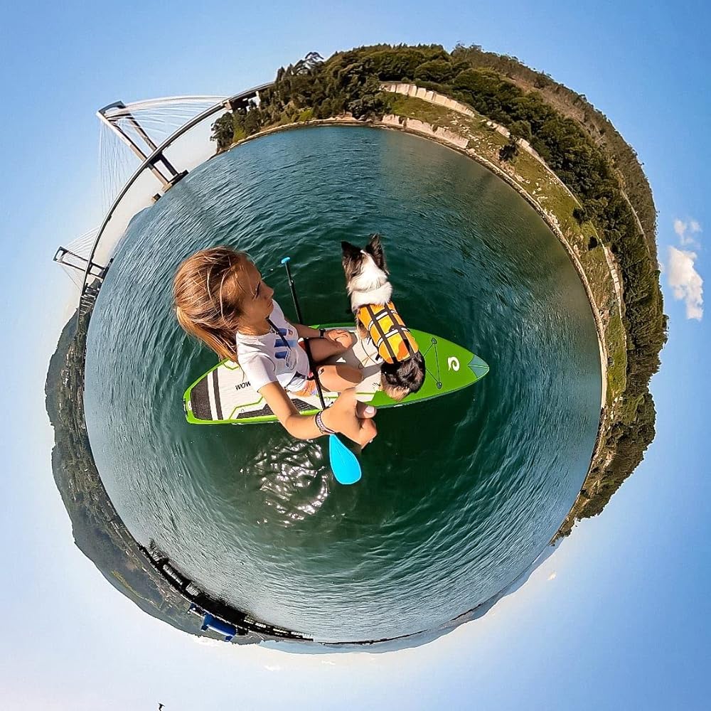 WOWSEA Flyfish F2 SUP SUP Up Paddle Board Sup Board 12'(365cm) x 32"(81.5cm) x 6"(15cm) Green Paddle Board | Racing & Travel iSUP | Green