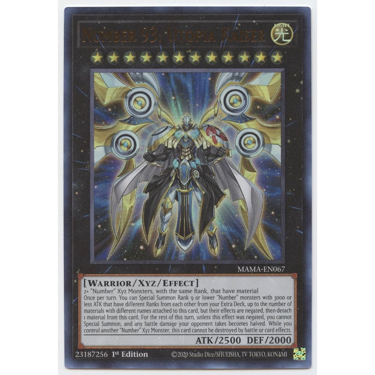 Number 93: Kaiser Utopia MAMA-EN067 Ultra Rare First Edition