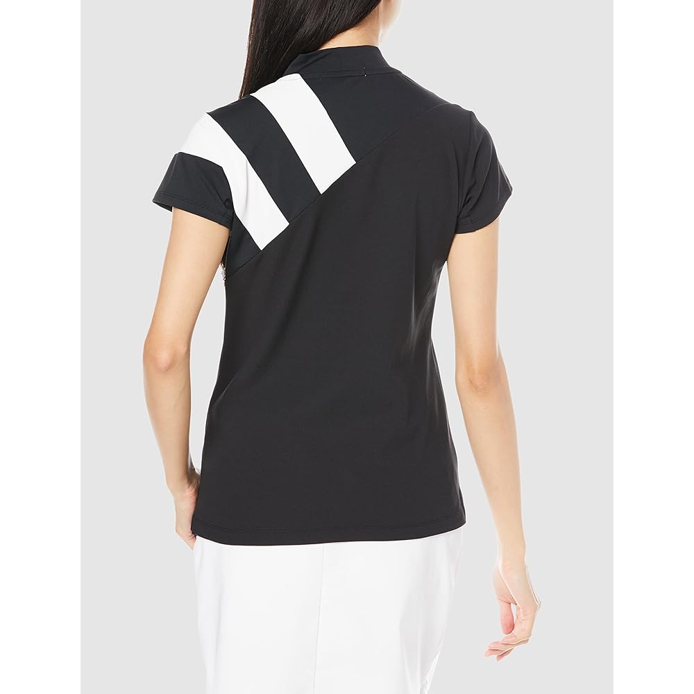 [Le Coq Sportif] 22 Fall/Winter Model Golf Short Sleeve Shirt [RIJOUME] High Neck Sweat Absorbent Quick Drying Stretch UPF15 ECO Women's