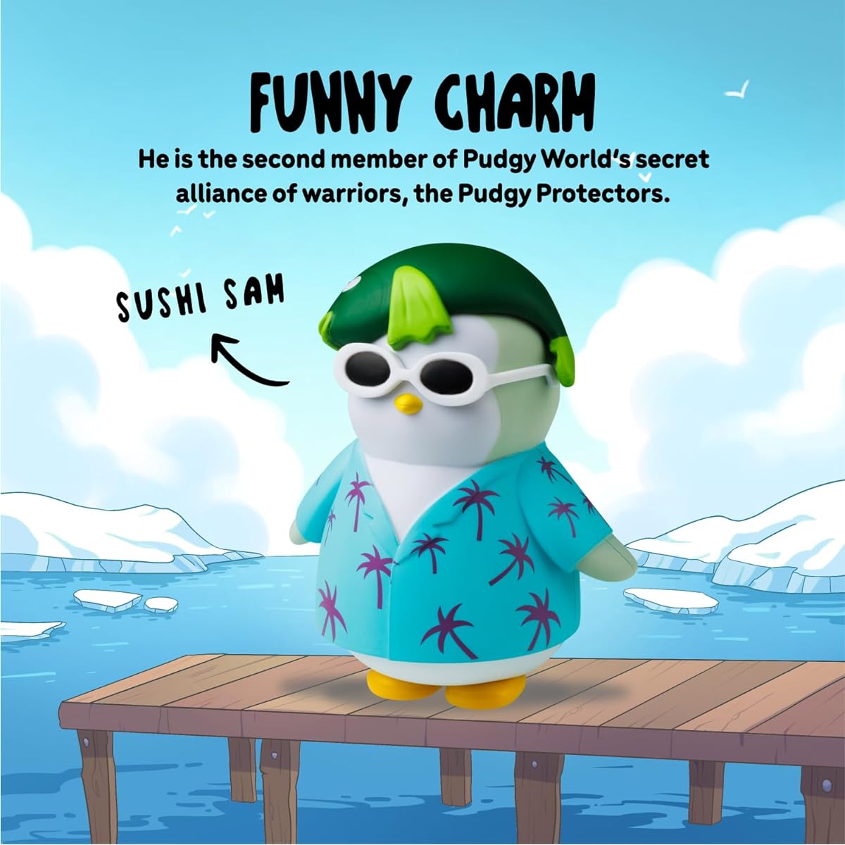 Pudgy Penguins™ Action Figure (Pudgy Dude)