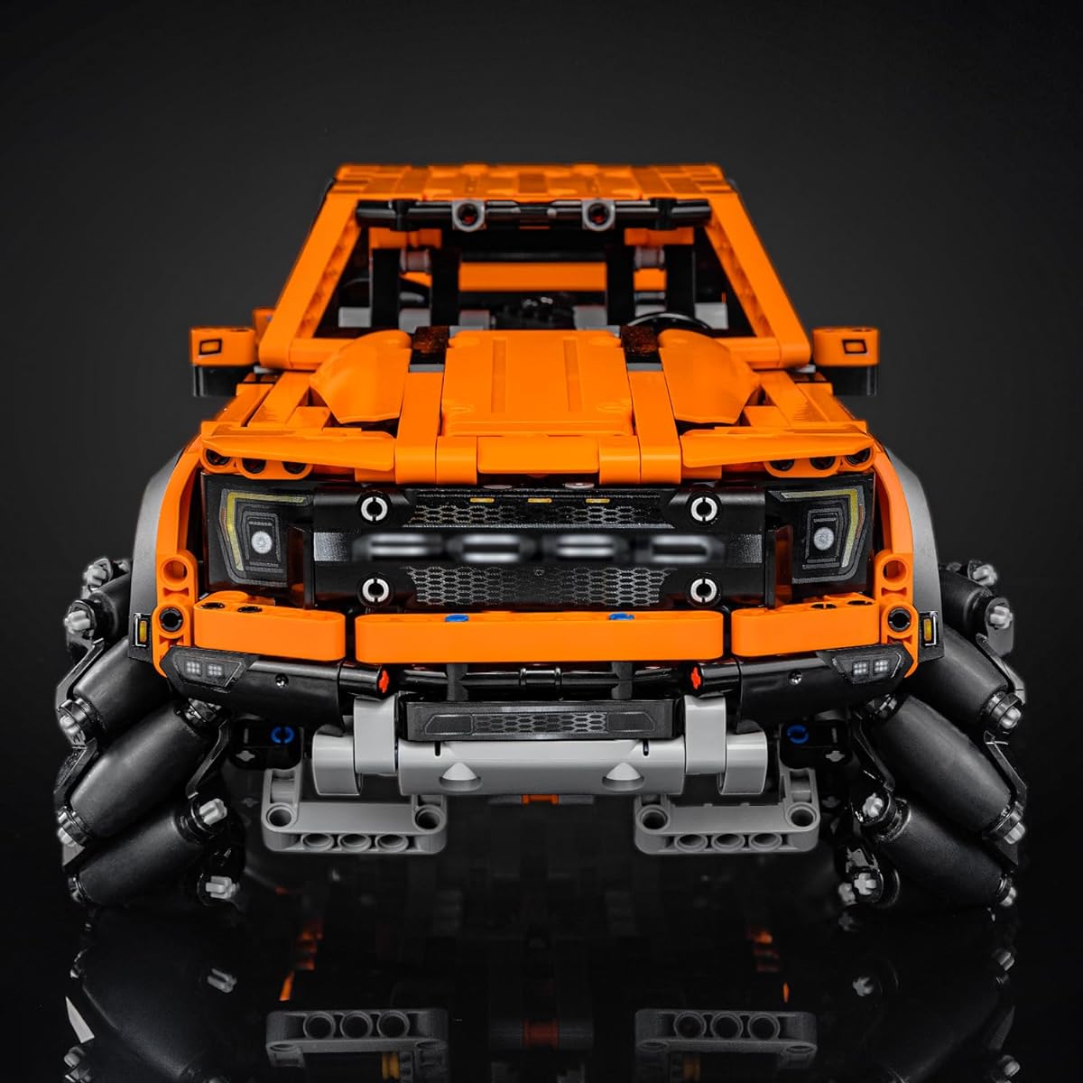 UNCLE BRICK Raptor Pickup F-150 Remote Control Car RC Car Kit MOC Remote Control Car Building Blocks with Mecanum Wheels Motor Kit Remote Control Car Toys for Boys 8-12 Years Old Gift (1417 Pieces)