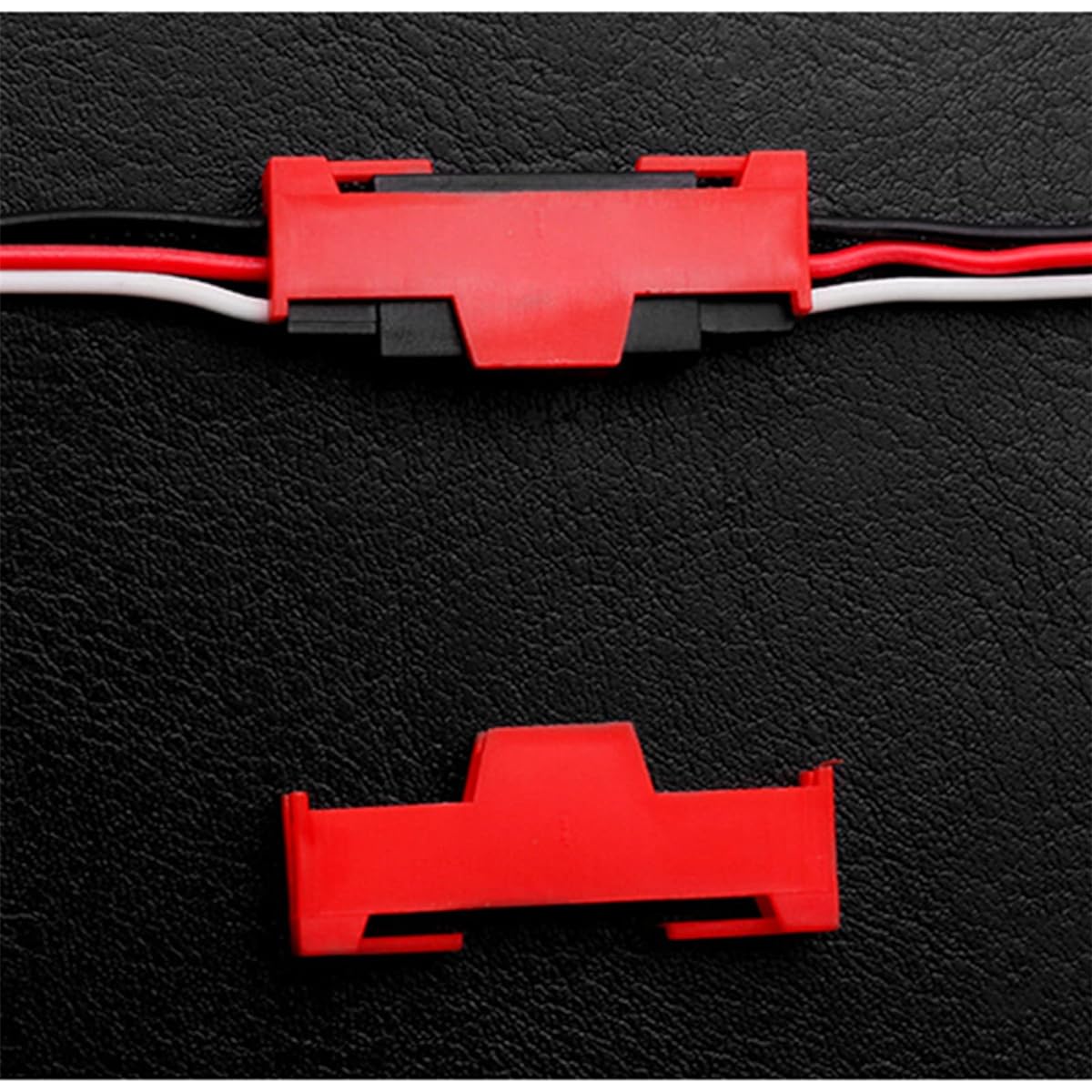 Skrnrhrery Servo Cable Clip Lock 50pcs Servo Extension Cable Safety Connector Clip Lock Servo Extension Cable Male/Female Servo Y Adapter Cable Junior Servo Cable Kit