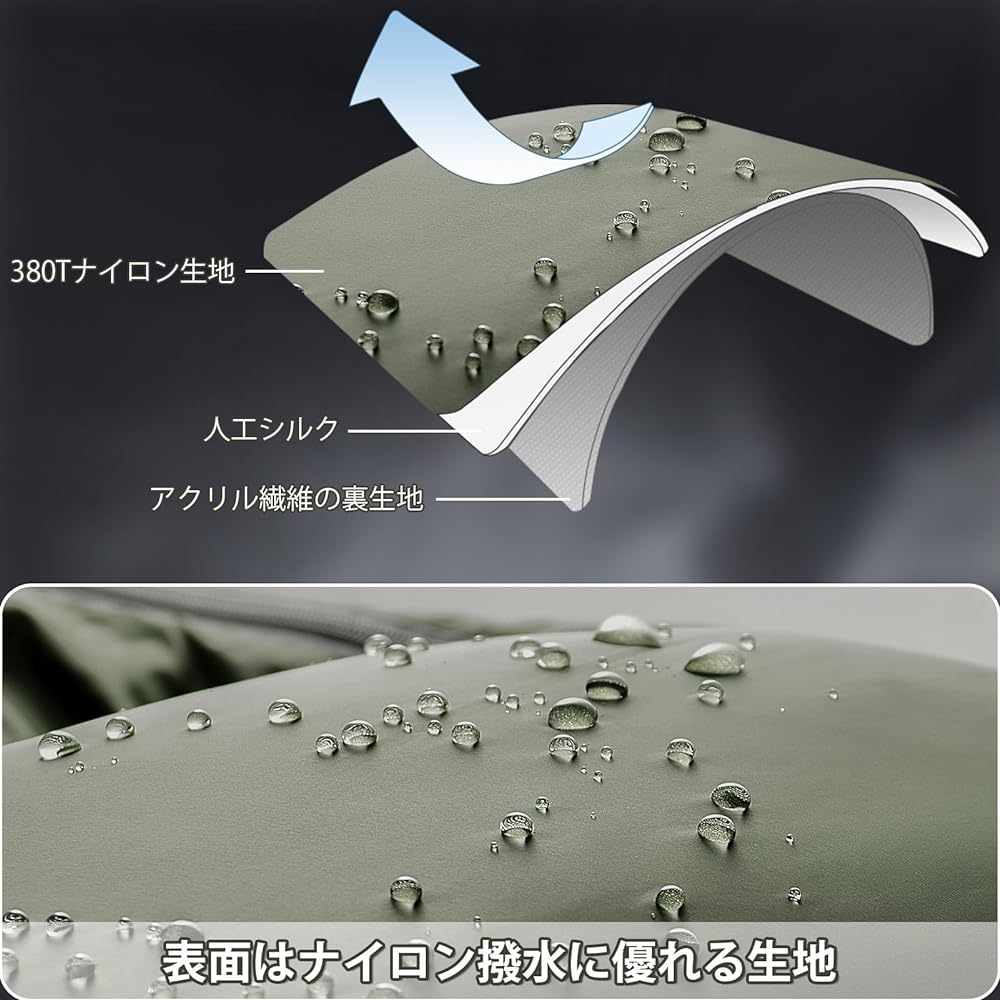 Topfinel Sleeping Bag, All Seasons, Compact, Lightweight, Waterproof, Sleeping Bag, For Summer, Winter, Storage Pack Included, Outdoor, Camping Equipment, Sleeping In The Car, Disaster Prevention Goods, Futon Set, 760g, Comfortable Temperature 15-22℃